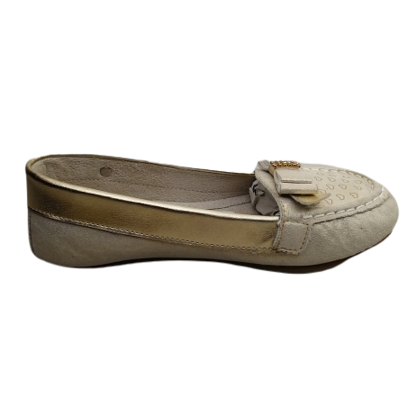 Mocasín Niña dorado