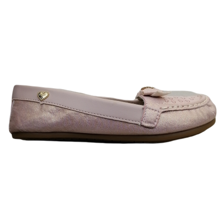 Mocasín Niña dorado