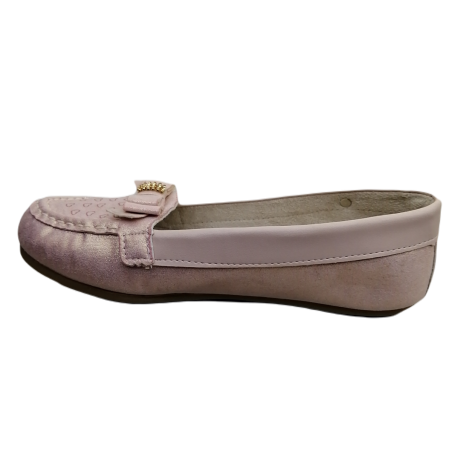 Mocasín Niña dorado